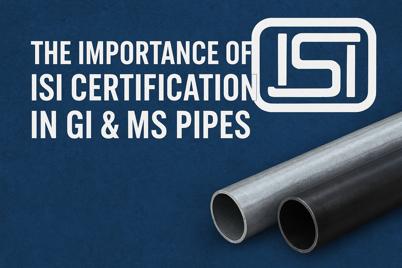 The Importance of ISI Certification in GI & MS Pipes: A Complete Guide for Builders, Fabricators & Industrial Buyers
