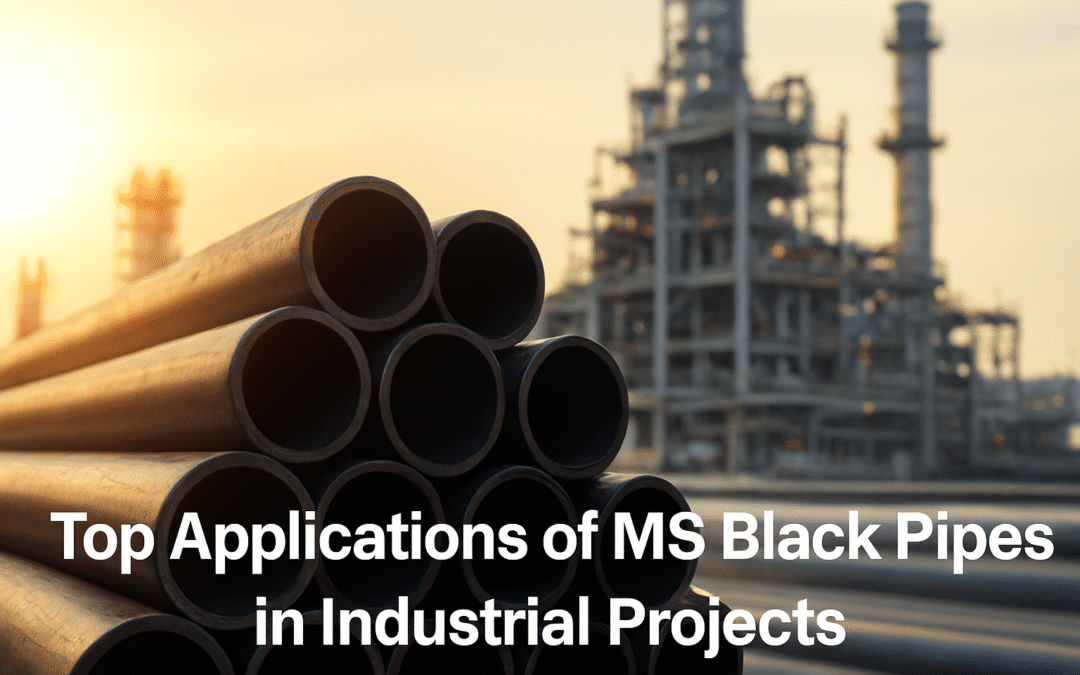 Top Applications of MS Black Pipes in Industrial Projects