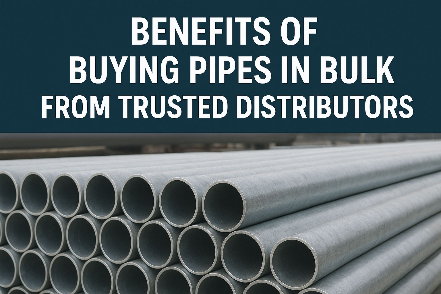 Benefits of Buying Pipes in Bulk from Trusted Distributors