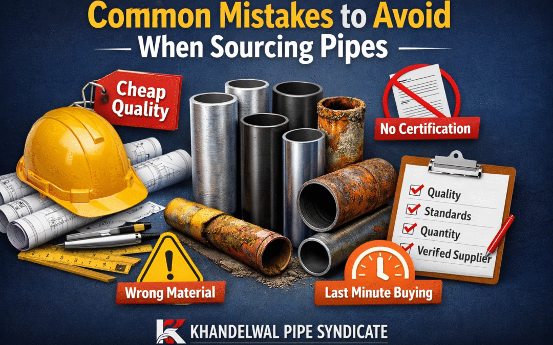 Common Mistakes to Avoid When Sourcing Pipes