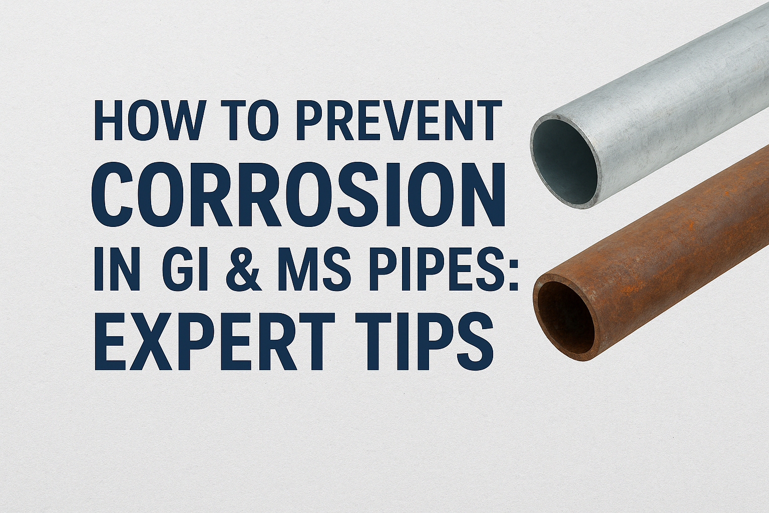 How to Prevent Corrosion in GI & MS Pipes: Expert Tips