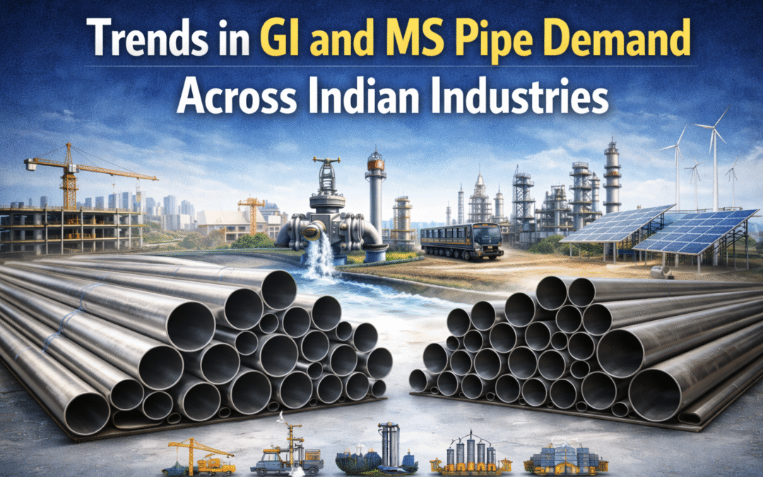 Trends in GI and MS Pipe Demand Across Indian Industries
